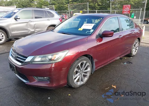 2013 Honda Accord Sport из США, поврежденный, VIN 1HGCR2F52DA180391